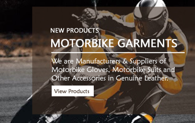 Leather Motorbike Garments, Motorbike Gloves